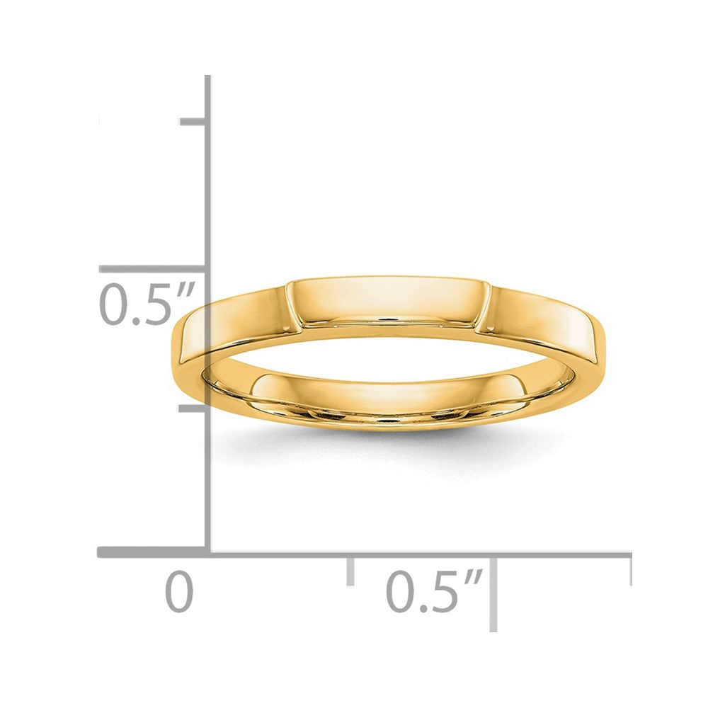 14K Yellow Gold Wedding Band Ring