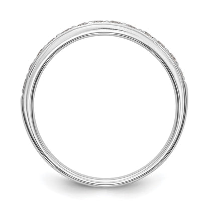 14k White Gold 1/3 Ct. Lab Grown Diamond VS/SI+ G+ Complete Wedding Band