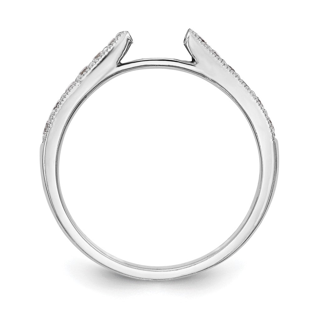 14k White Gold 1/4 Ct. Lab Grown Diamond VS/SI+ G+ 1 Ct. Center Round Engagement Ring