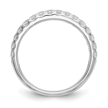 14k White Gold 1/2 Ct. Lab Grown Diamond VS/SI+ G+ Wedding Band Ring