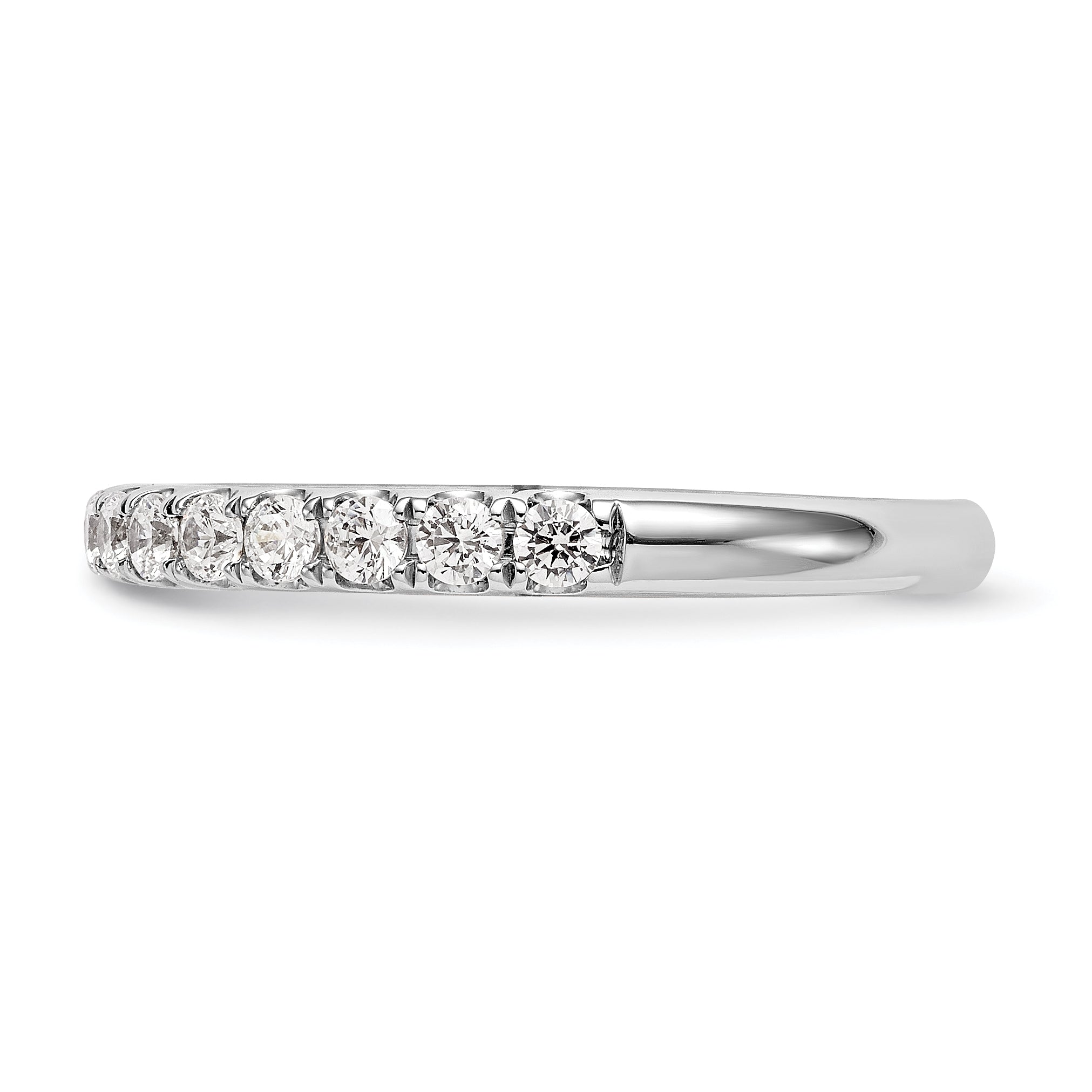 14k White Gold 1/2 Ct. Lab Grown Diamond VS/SI+ G+ Wedding Band Ring