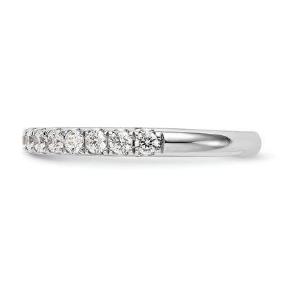 14k White Gold 1/2 Ct. Lab Grown Diamond VS/SI+ G+ Wedding Band Ring
