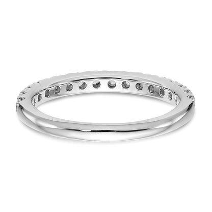 14k White Gold 1/2 Ct. Lab Grown Diamond VS/SI+ G+ Wedding Band Ring