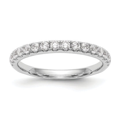 14k White Gold 1/2 Ct. Lab Grown Diamond VS/SI+ G+ Wedding Band Ring