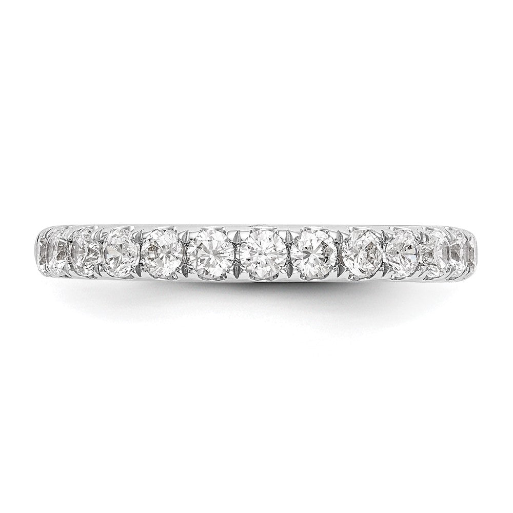 True Origin 14K White Gold 3/4 carat Lab Grown Diamond VS+ F+ Complete Wedding Band Ring