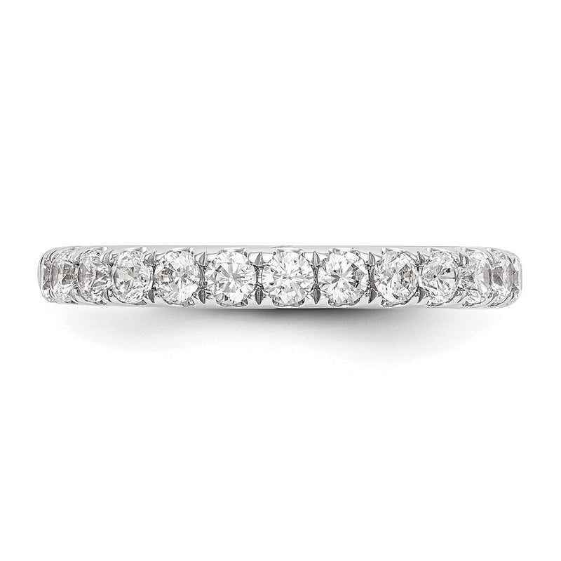 True Origin 14K White Gold 3/4 carat Lab Grown Diamond VS+ F+ Complete Wedding Band Ring
