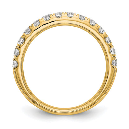 True Origin 14K Yellow Gold 7/8 carat Lab Grown Diamond VS+ F+ Complete Wedding Band Ring