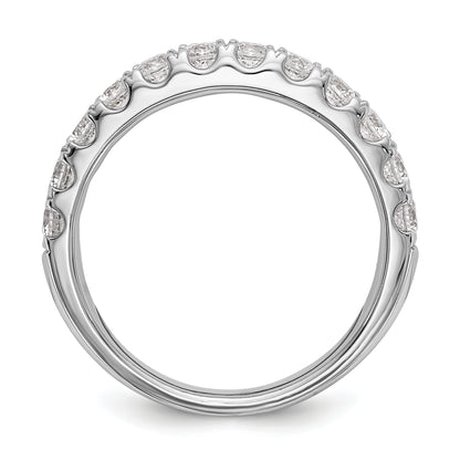 14k White Gold 7/8 Ct. Lab Grown Diamond VS/SI+ G+ Wedding Band Ring