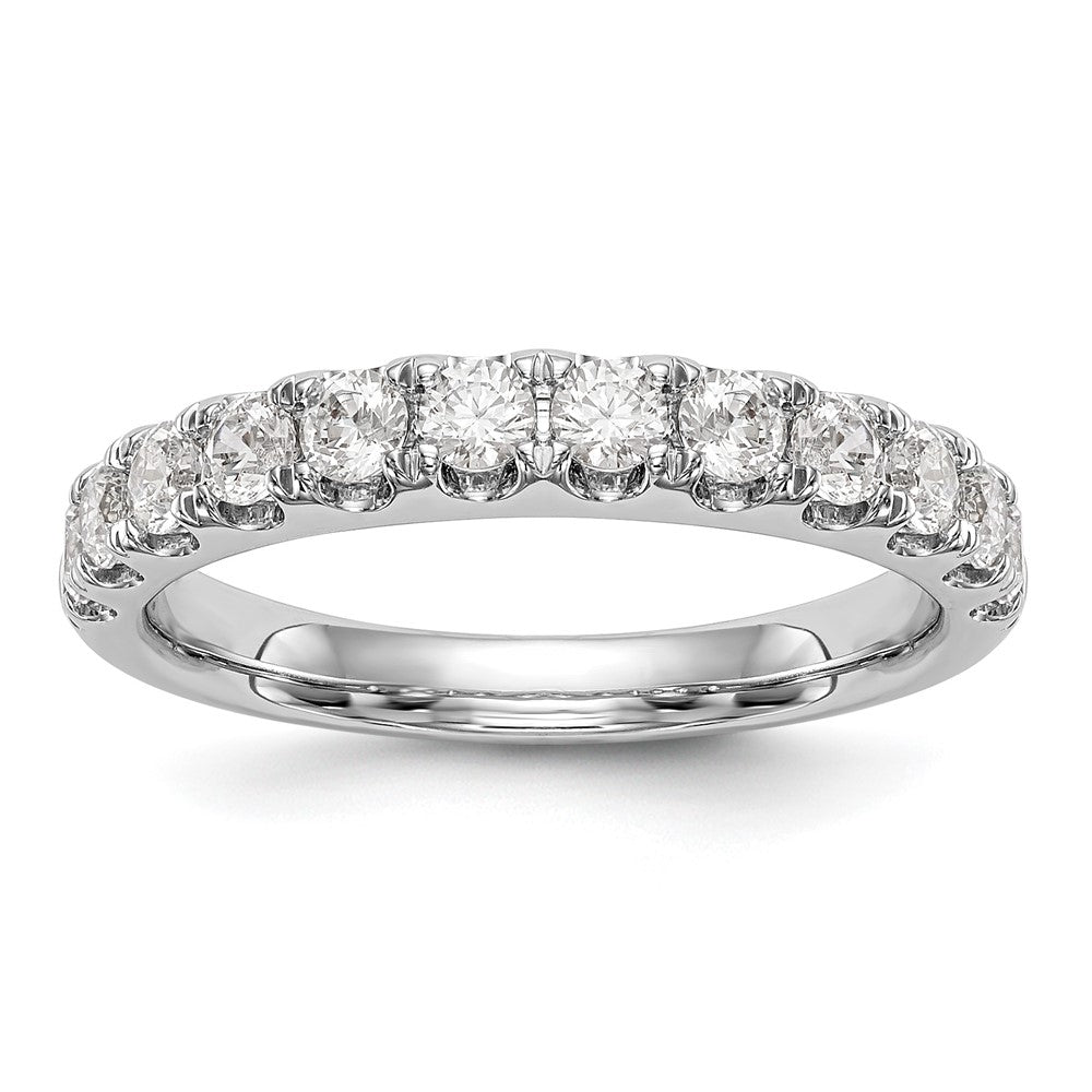 14k White Gold 7/8 Ct. Lab Grown Diamond VS/SI+ G+ Wedding Band Ring