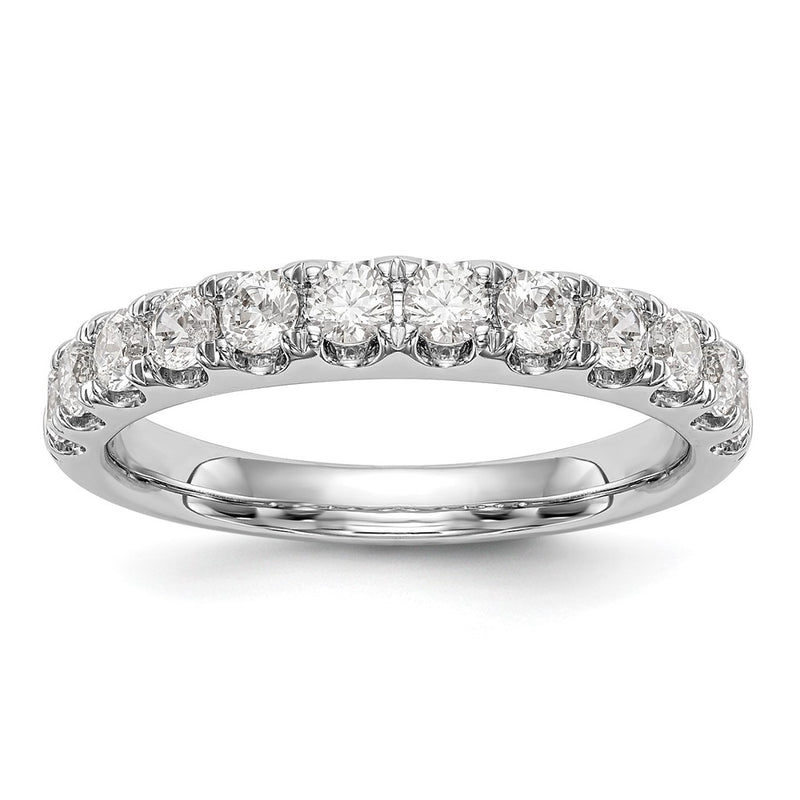14k White Gold 7/8 Ct. Lab Grown Diamond VS/SI+ G+ Wedding Band Ring