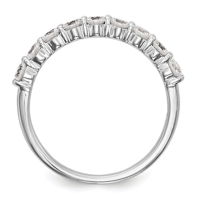 14k White Gold 3/4 Ct. Lab Grown Diamond VS/SI+ G+ Wedding Band Ring