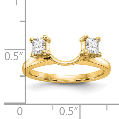 14K Yellow Gold Real Diamond Wrap
