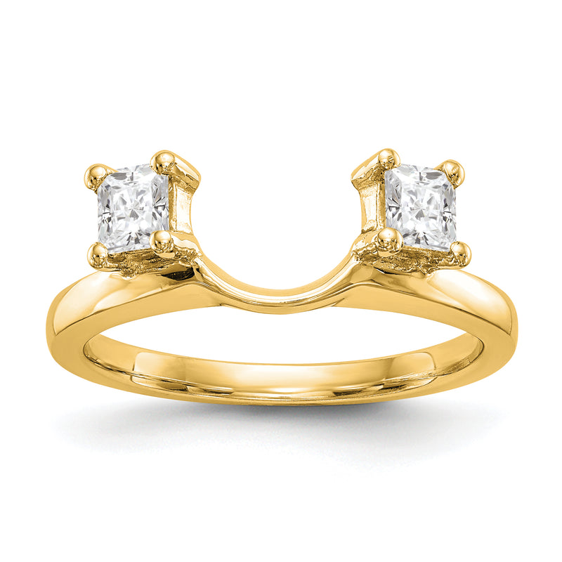 14K Yellow Gold Real Diamond Wrap