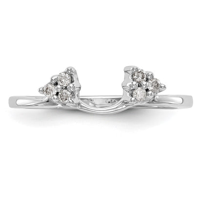 14k White Gold 1/6 Ct. Lab Grown Diamond VS/SI+ G+ Ring Wrap