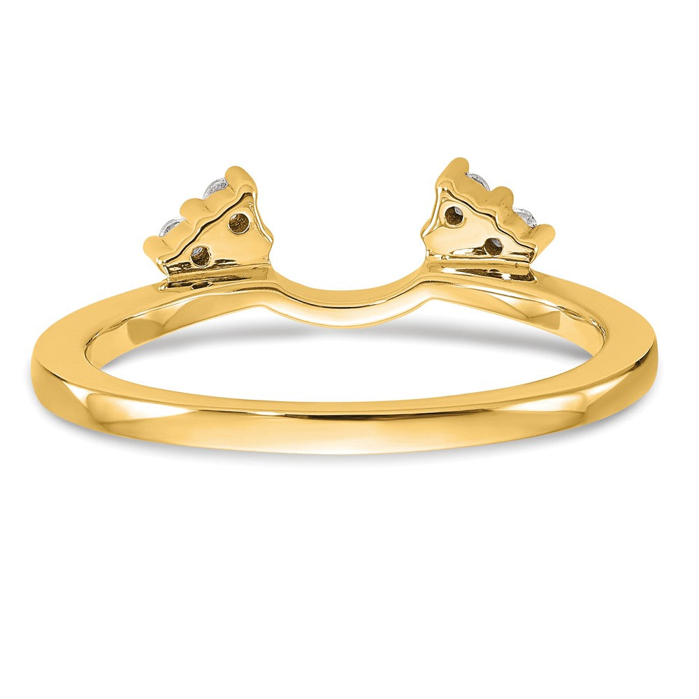14k Yellow Gold 1/8 Ct. Lab Grown Diamond VS/SI+ G+ Ring Wrap