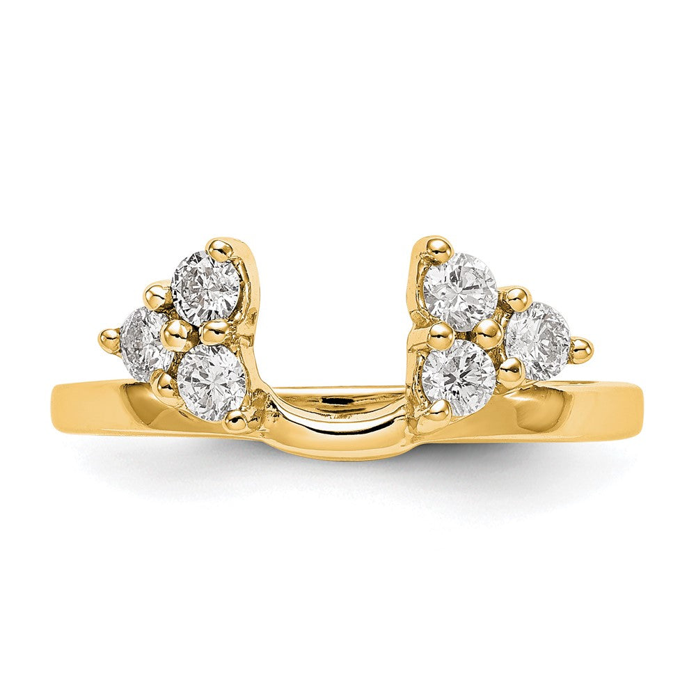14K Yellow Gold Diamond Wrap