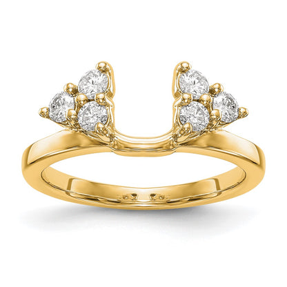 14K Yellow Gold Diamond Wrap