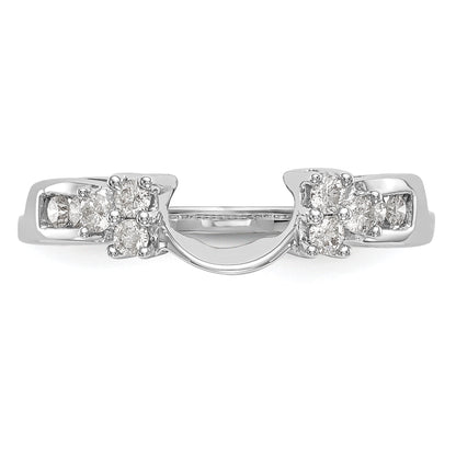 14k White Gold 1/4 Ct. Lab Grown Diamond VS/SI+ G+ Ring Wrap