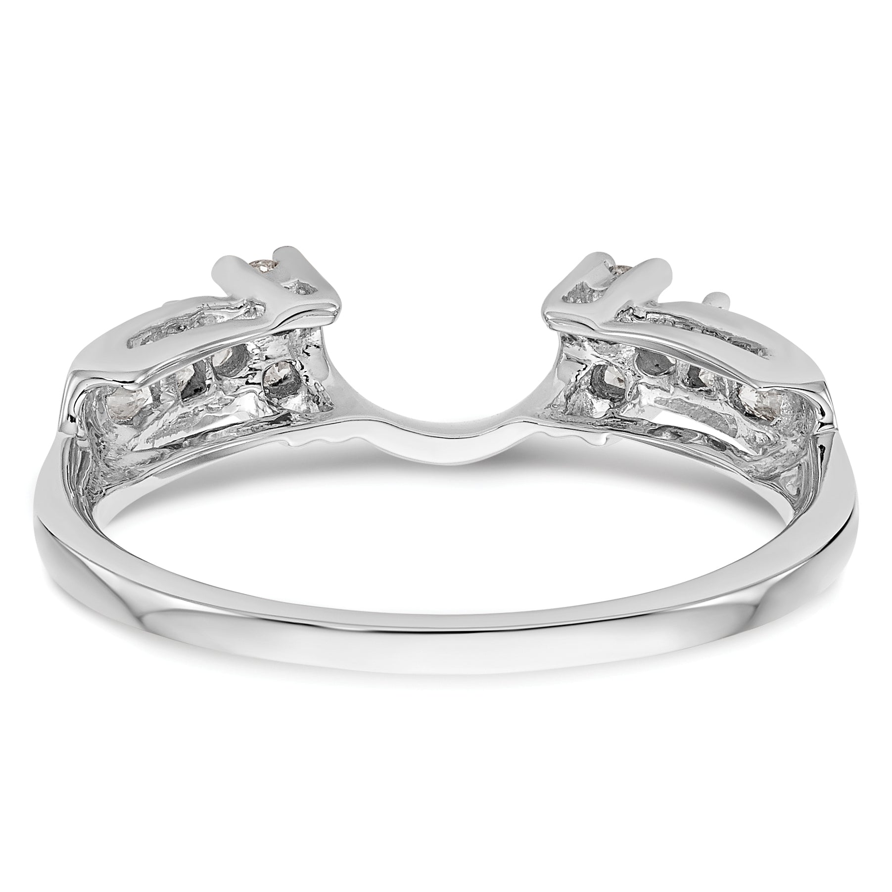 14k White Gold 1/4 Ct. Lab Grown Diamond VS/SI+ G+ Ring Wrap