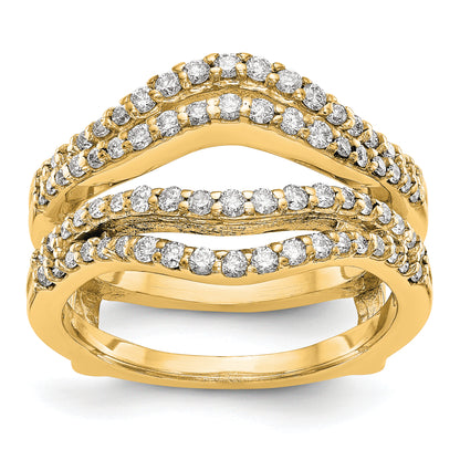 14K Yellow Gold Real Diamond Guard