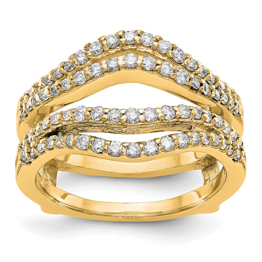14K Yellow Gold Real Diamond Guard