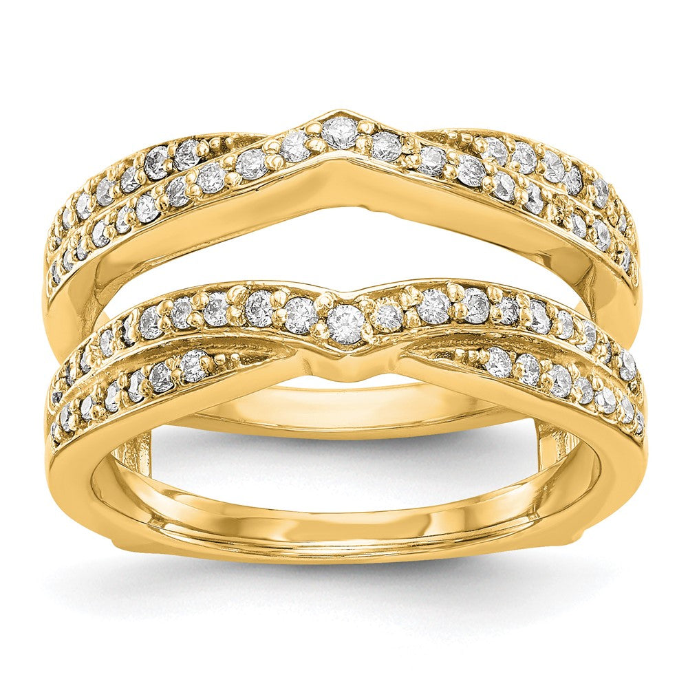 14K Yellow Gold Real Diamond Guard