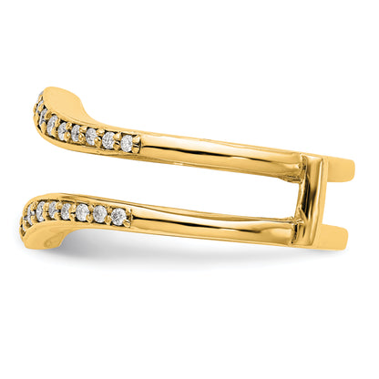 14K Yellow Gold Real Diamond Guard