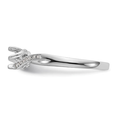 First Promise 10k White Gold 1/3 Ct. Lab Grown Diamond VS/SI+ G+ Complete Petite Engagement Ring