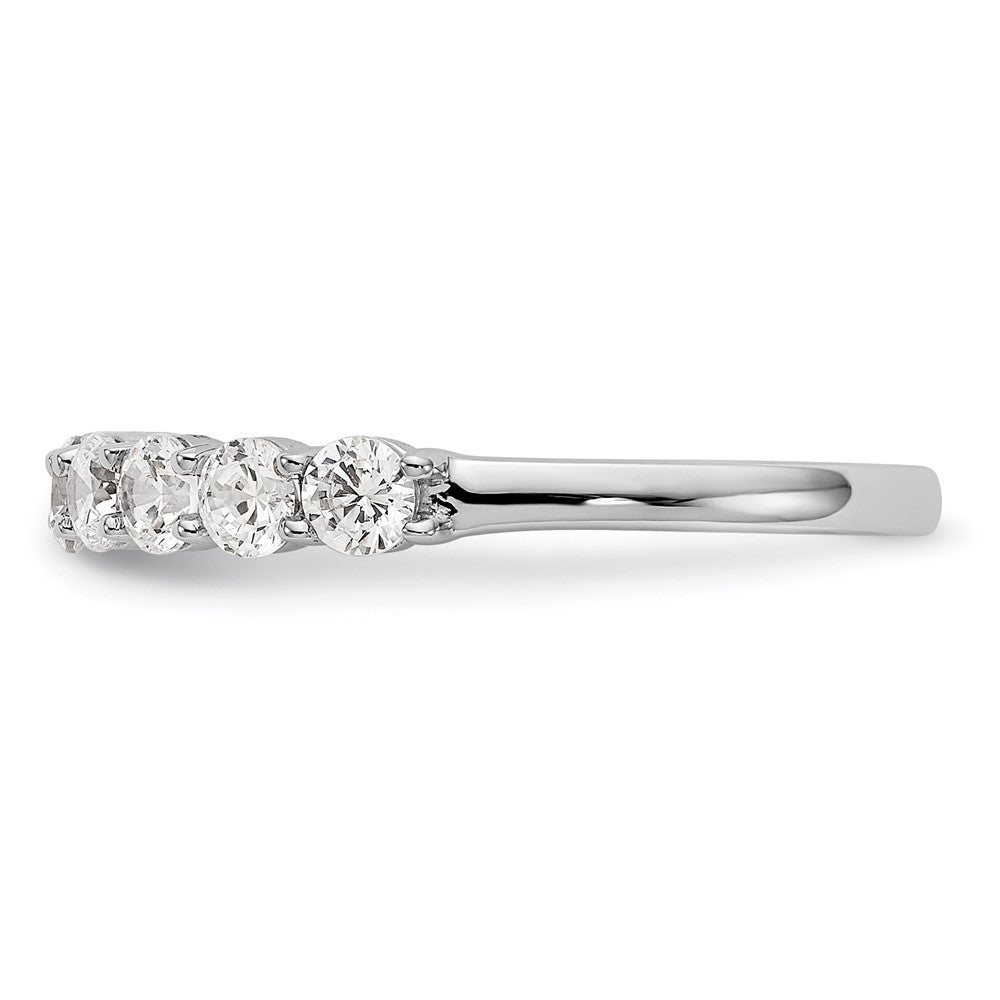 14K White Gold Lab Grown Diamond VS/SI+ G+ 11-Stone Band Ring