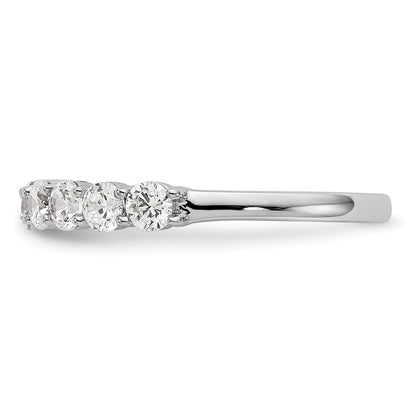 14K White Gold Lab Grown Diamond VS/SI+ G+ 11-Stone Band Ring