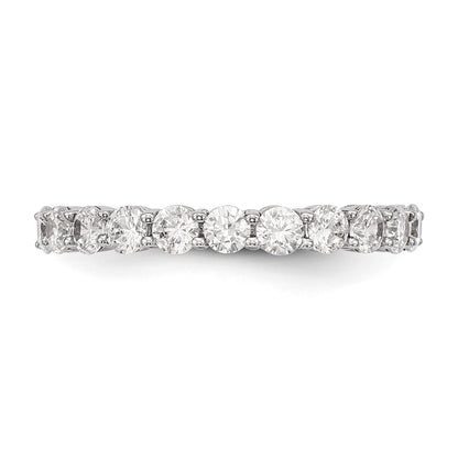 14K White Gold Lab Grown Diamond VS/SI+ G+ 11-Stone Band Ring