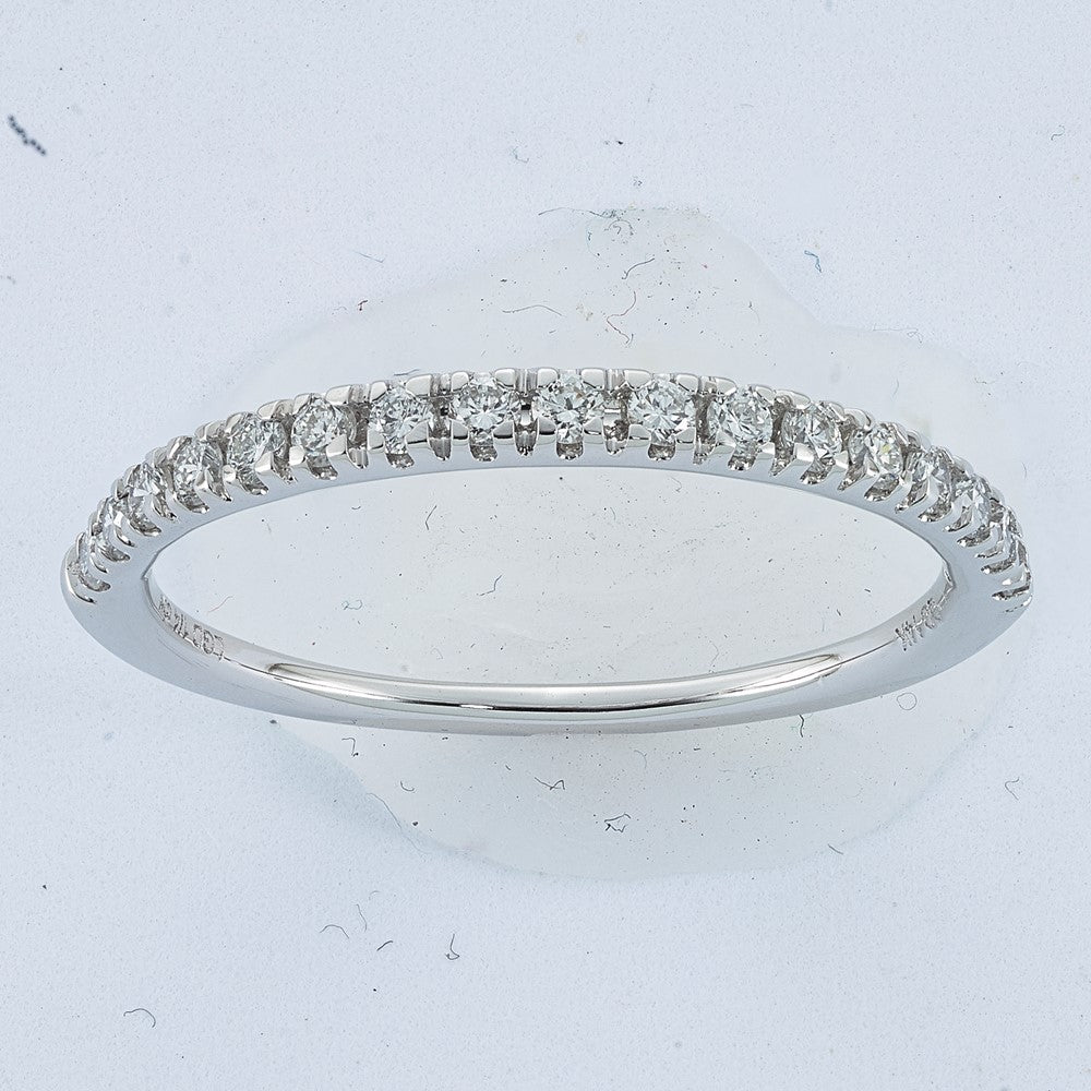 14k White Gold 1/4 Ct. Lab Grown Diamond VS/SI+ G+ Band Ring