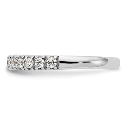 14K White Gold Lab Grown Diamond VS/SI+ G+ Band Ring