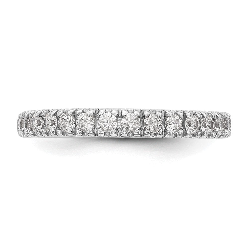 14K White Gold Lab Grown Diamond VS/SI+ G+ Band Ring