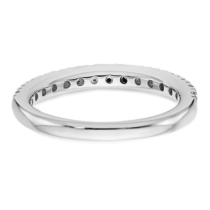 True Origin 14K White Gold 1/2 carat Lab Grown Diamond VS+ F+ Complete Wedding Band Ring