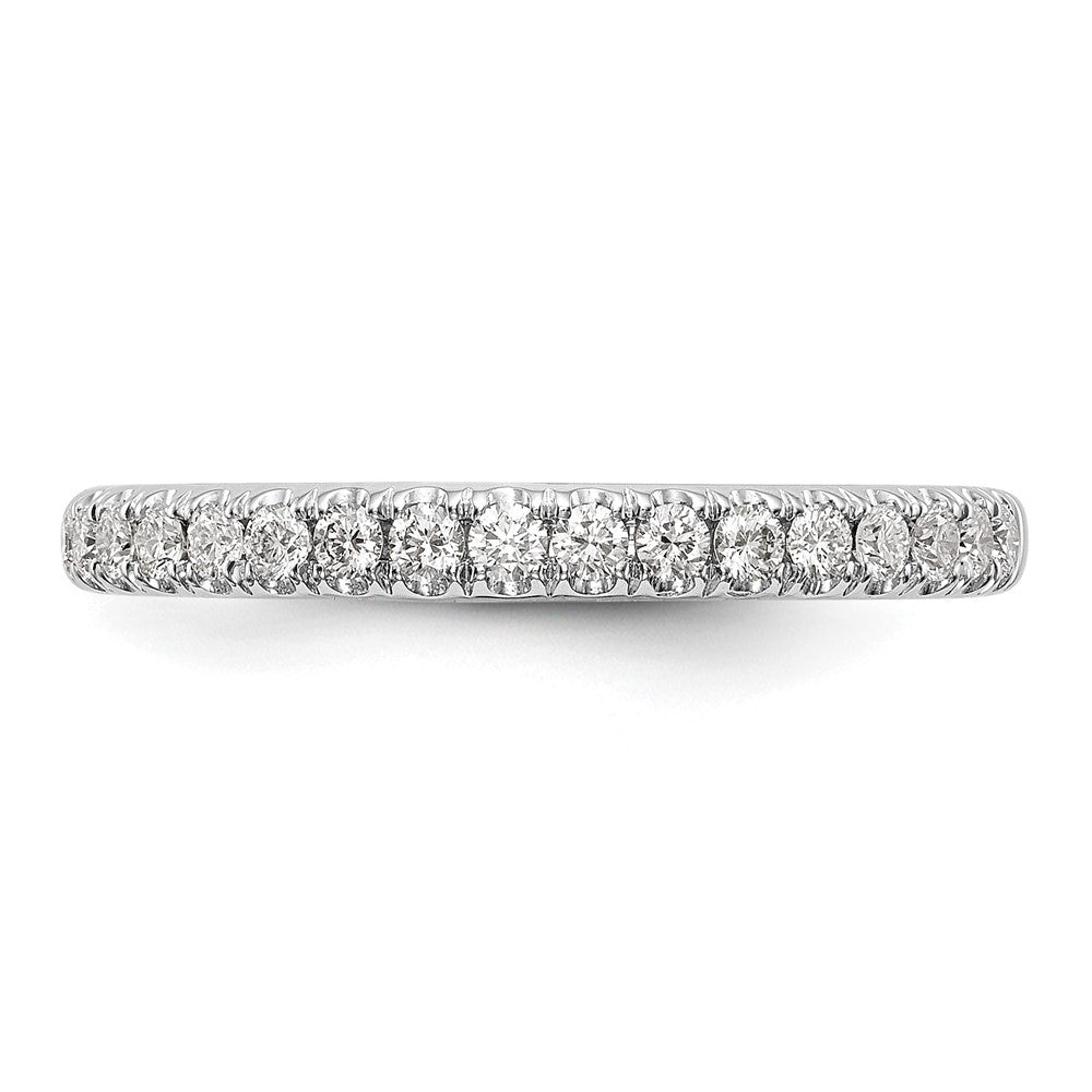 14k White Gold 3/8 Ct. Lab Grown Diamond VS/SI+ G+ Band Ring