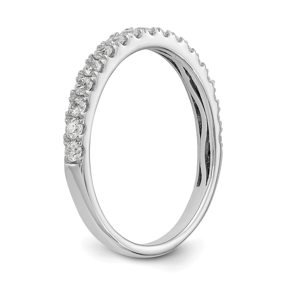 14K White Gold True Origin 3/8 Carat Lab Grown Diamond Vs D E F Band