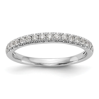 14K White Gold True Origin 3/8 Carat Lab Grown Diamond Vs D E F Band