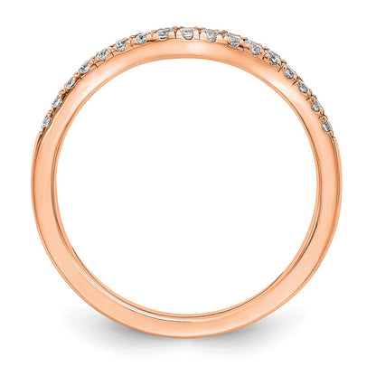 14K Rose Gold Lab Grown Diamond VS/SI+ G+ Band Ring