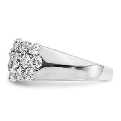 14K White Gold 2.5 Carat Complete Diamond Ring