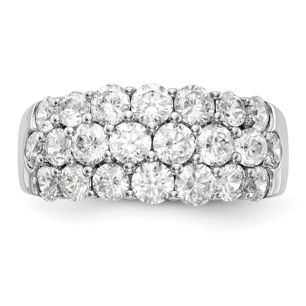 14K White Gold 2.5 Carat Complete Diamond Ring