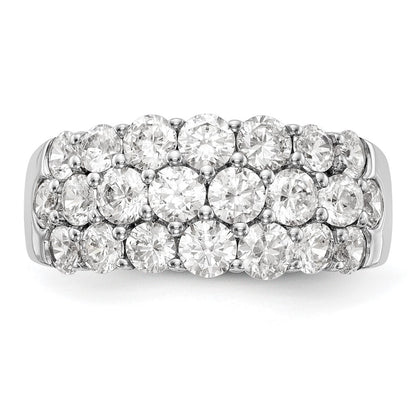 14K White Gold 2.5 Carat Complete Diamond Ring