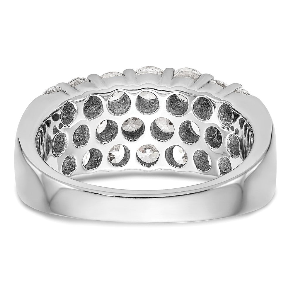 14K White Gold 2.5 Carat Complete Diamond Ring