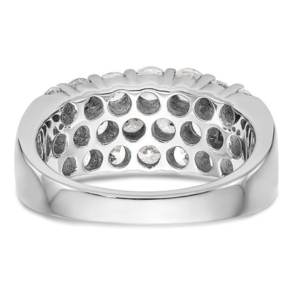 14K White Gold 2.5 Carat Complete Diamond Ring