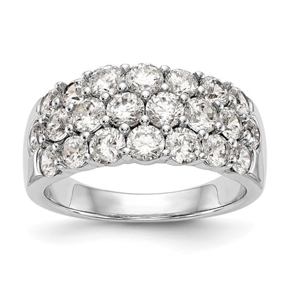 14K White Gold 2.5 Carat Complete Diamond Ring