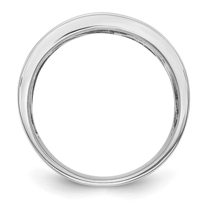 14K White Gold Micro Pave 1 Carat Complete Diamond Band