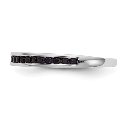 10K White Gold 10K Sapphire Band