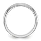 0.04ct. CZ Solid Real 14K White Gold Men's Wedding Band Ring