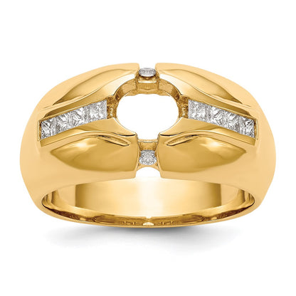 14K Yellow Gold Ibgoodman 1 Carat Lab Grown Diamond Vs/Si+ G+ Complete Men'S Ring