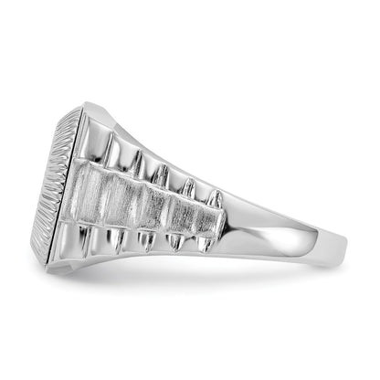 14K White Gold True Origin Men'S 1/4 Carat Lab Grown Diamond Vs D E F Heirloom Ring